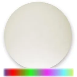 Leuchtobjekt outdoor KUGEL 50cm mit RGB LED Modul - Wireless Charging - Fernbedienung