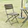 [en.casa] Lillestrøm Klappstuhl 81 x 58 x 46 cm dunkelbraun 2 St.