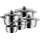 WMF Quality One Topf-Set 5-tlg. 3 x Fleischtopf + 2 x Bratentopf