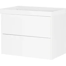 Germania Waschtisch Bisbee (2-St), Waschtisch-Unterschrank weiß 80 cm x 58 cm x 45 cm