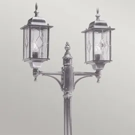 Elstead Lighting 2-Licht Gartenlaterne Aluminium schwarz E27 IP44