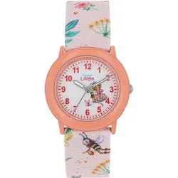 Prinzessin Lillifee Mädchen Armbanduhr 2037725 Textilband Tier- und Naturmotive ...