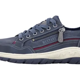 Mustang Sportliche Schnürschuhe in blau, | Gr.: 43