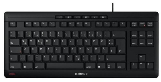 Preisvergleich Produktbild Cherry STREAM KEYBOARD TKL Tastatur schwarz