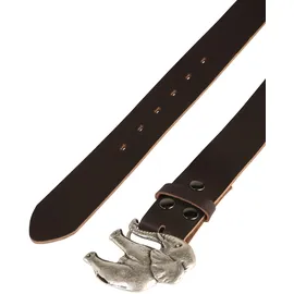 rettungsring gürtel Gürtel Leder braun 100