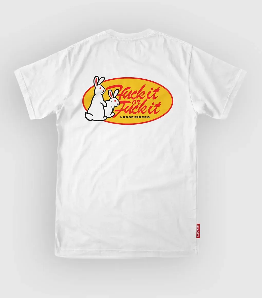 Loose Riders Huck It Bunnies Tech Tee white Gr. L