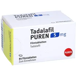 Tadalafil Puren 5 mg Filmtabletten 84 St