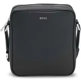 Boss Northon Umhängetasche Leder Grau/Black