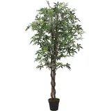 vidaXL Ahornbaum Künstlich 672 Blätter 180 cm Grün