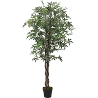 vidaXL Ahornbaum Künstlich 672 Blätter 180 cm Grün