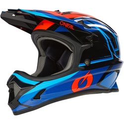 Oneal Sonus Split V.23 Downhill Helm, rot-blau, Größe L