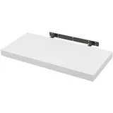 Woltu Wandregal Wandboard Bücherregal Regale für Deko Wandablagen aus MDF Holz,Hängeregal Weiss,25x22.9x3.8cm,RG9365ws