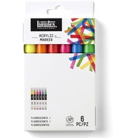 Liquitex Professional Paint Marker, Fluorescent 6pcs