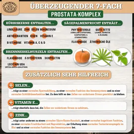 Scheunengut Scheunengut® Prosta Intenso Prostata Kapseln mit Kürbiskern, Sägepalme, Selen uvm. 120 St