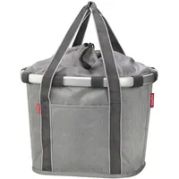 KLICKfix Bikebasket 15 heringbone grau
