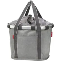 KLICKfix Bikebasket 15 heringbone grau