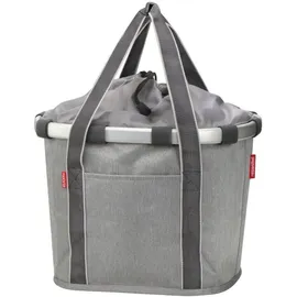 KLICKfix Bikebasket 15 heringbone grau