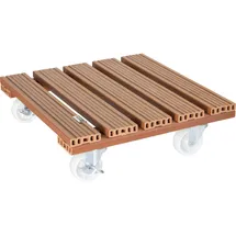 Wagner-System Pflanzenroller WPC 39 x 39 cm terrakotta