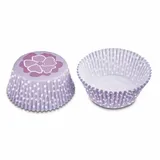 Staedter Haus Mini Blossom Papier Backblech, Violett, 50 Stück