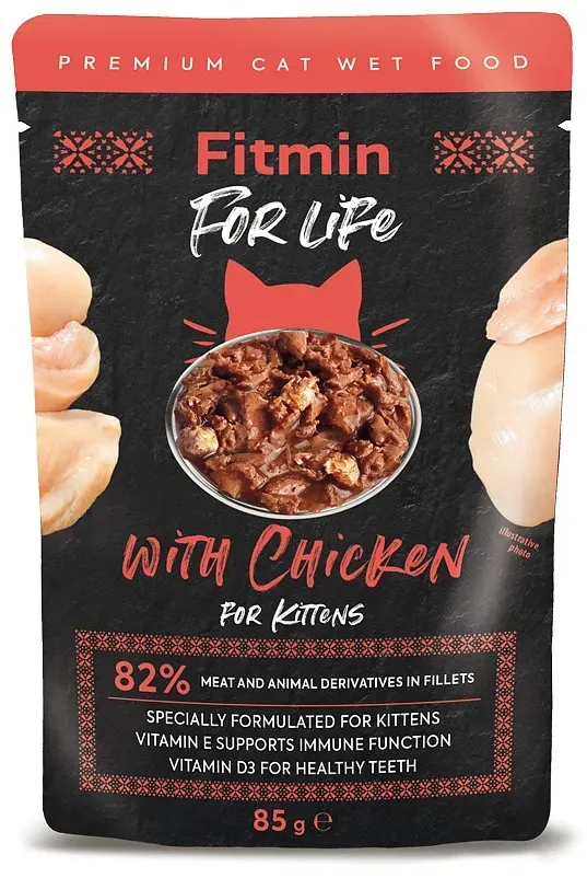 Fitmin Cat For Life Kitten Chicken 85g