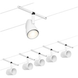 Paulmann 94467 Seil-Basissystem GU5,3 max. 5x10W 230/12V Weiß matt Chrom