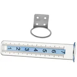 Levemolo 1 Set Regenmesser Regenfallmesser Gartenwassermesser Gartenversorgung Genauer Messgerät Regenmesser Wassermesser Für Regen Außenmesser Für Regen