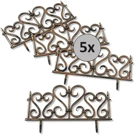 Hti-Living Zierzaun 990 x 31,5 cm Gold
