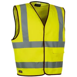Warnschutz Weste "Clear" "High Visibility" - XXL - gelb