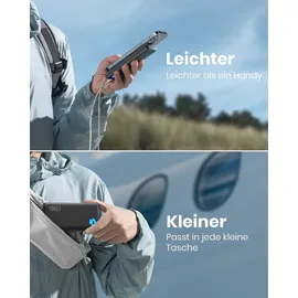 INIU Power Bank, Ultra Slim 10000mAh Powerbank Klein Aber Stark, USB C Input & Output, Externe Handyakkus Triple 3A with Flashlight, Kompatibel mit iPhone 17 16 15 14 13 12 Pro Max Samsung Huawei