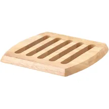 Continenta Untersetzer, Braun, Holz, 20x2x20 cm, Gartenzubehör