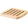 Continenta Untersetzer, Braun, Holz, 20x2x20 cm, Gartenzubehör
