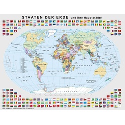 EUROCART Puzzle Lernpuzzle Staaten der Erde, Puzzleteile