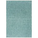 Mazovia Designteppich In-Outdoor-Teppich Einfarbig Balkon, Terrasse, Patio, Pavillon, 160 x 230 cm, Wasserdicht blau 160 x 230 cm