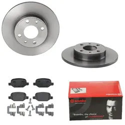 BREMBO Bremsensatz-Hinterachse COATED DISC LINE / STANDARD Bremsensatz, Scheibenbremse vorne rechts links voll 240mm für ZASTAVA ALFA ROMEO LADA FIAT