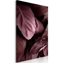 Artgeist Artgeist, Wandbild Velvet Leaves, Leinwand, Hochformat, 80 x 120 cm)