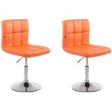 deluke Barhocker BANGKO 44 x 49 x 74 cm Orange