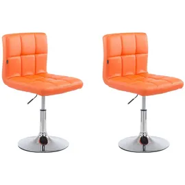 deluke Barhocker BANGKO 44 x 49 x 74 cm Orange