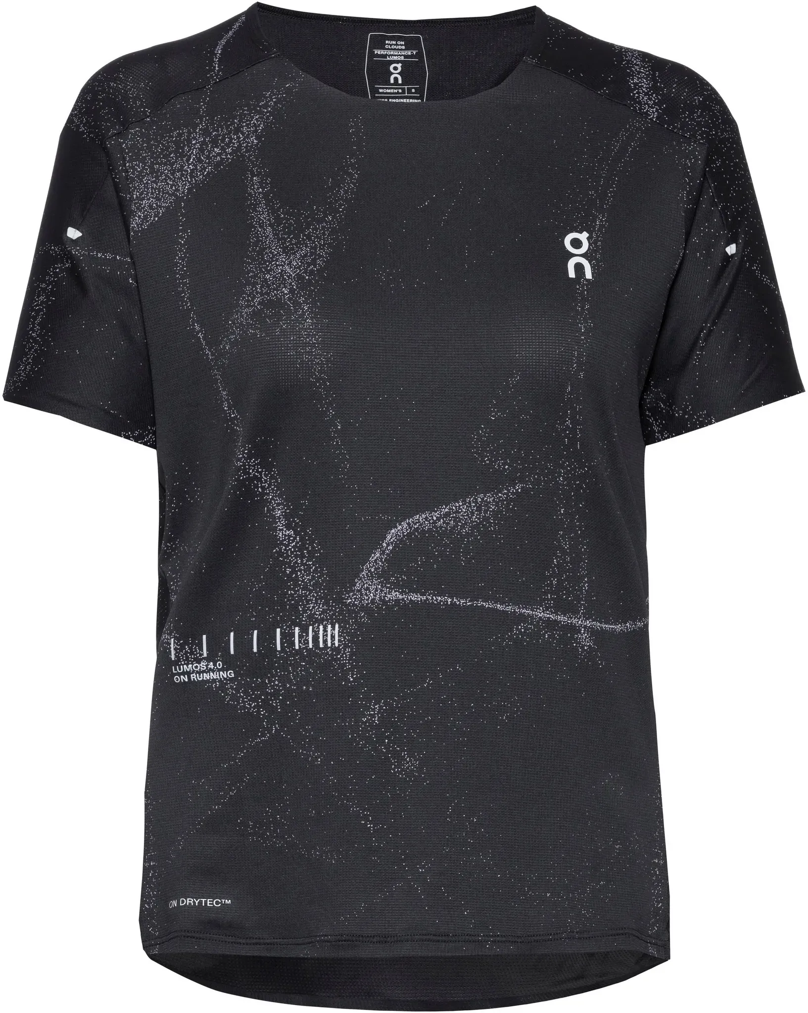 On Performance-T Funktionsshirt Damen in black, Größe L - schwarz