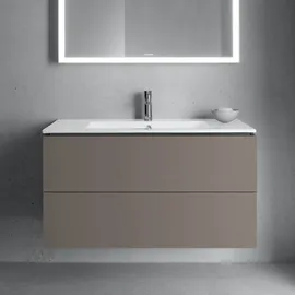 Duravit Waschtischunterschrank 2 Auszüge 102 x 55 x 48,1 cm Grau