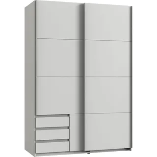 135 x 198 x 64 cm weiß mit Schubladen