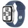 Apple Watch SE 2024 GPS 40 mm Aluminiumgehäuse Silber, Sportarmband Denim S/M