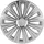 LEOPLAST SUNSET SR 14 Radblenden silber, 14Zoll