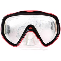 BigBuy Outdoor S1123055 taucherbrille, rot, Einheitsgröße