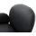 DeLife Freischwinger Nube-Flex mit Armlehnen Echt-Leder Schwarz Freischwinger flach Effektfinish Titan Taschenfederkern,