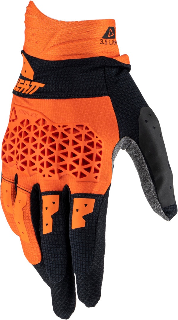 Leatt 3.5 Lite 2023 Motorcross handschoenen, zwart-oranje, M