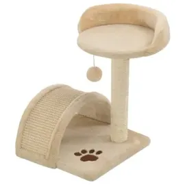 vidaXL Katzen-Kratzbaum Sisal 40 cm beige