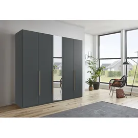 WIMEX Drehtürenschrank London 225 x 208 x 58 cm Schwarz