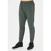 Endurance Lauftights "Jeen", Herren, Gr. XL, US-Größen, grün (grün, anthrazit), 90% Polyester, 10% Elasthan, unifarben, Hosen, in atmungsaktiver und dehnbarer Qualität