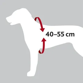 Trixie Dog Protect Hundegeschirr Schwarz 40-55 cm