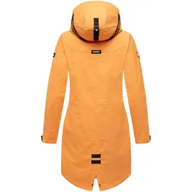 Navahoo Damen Übergangsjacke leichte Jacke mit Kapuze Pfefferschote Apricot Sorbet Gr. XS - XS